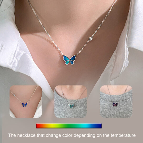 Butterfly Necklace 925 Silver