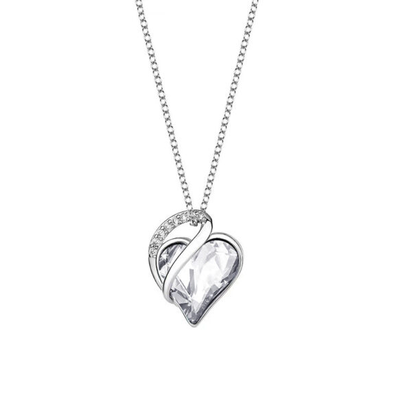 Aura Heart Neckalce - 925 silver