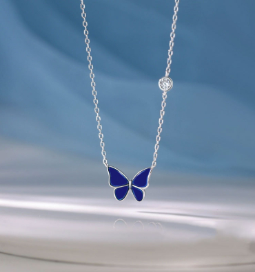 Butterfly Necklace 925 Silver