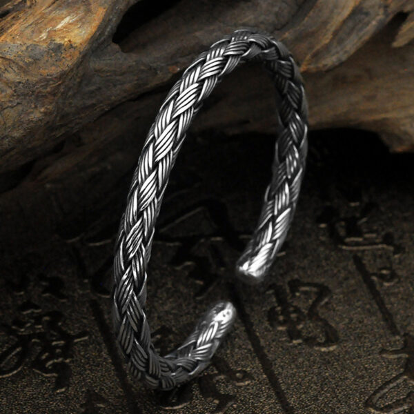 Hand-woven Thai Silver Bracelet